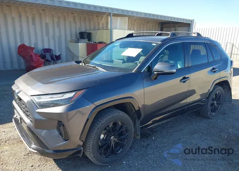 2022 Toyota Rav4 Hybrid Se из США, поврежденный, VIN 4T3T6RFVXNU073530